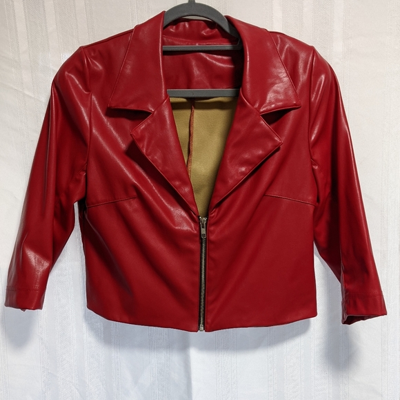 Black Milk Route 66 Red Blazer - Picture 2 of 5